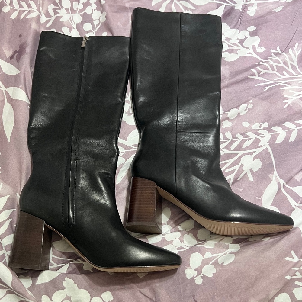 Tall black Calvin Klein Boots